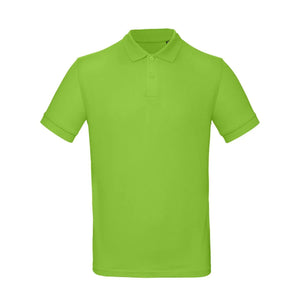Polo Organic Uomo orchid green / S - personalizzabile con logo
