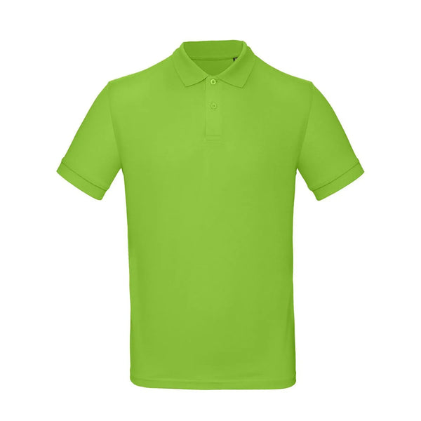 Polo Organic Uomo orchid green / S - personalizzabile con logo