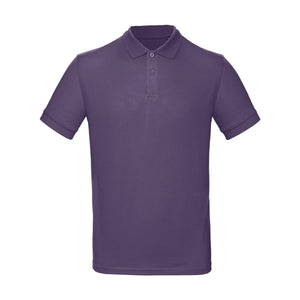 Polo Organic Uomo radiant purple / S - personalizzabile con logo