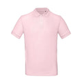 Polo Organic Uomo rosa / S - personalizzabile con logo