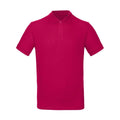 Polo Organic Uomo rosa / S - personalizzabile con logo
