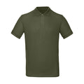 Polo Organic Uomo urban khaki / S - personalizzabile con logo