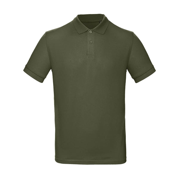 Polo Organic Uomo urban khaki / S - personalizzabile con logo