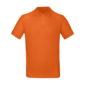 Polo Organic Uomo urban orange / S - personalizzabile con logo