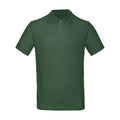 Polo Organic Uomo verde / S - personalizzabile con logo