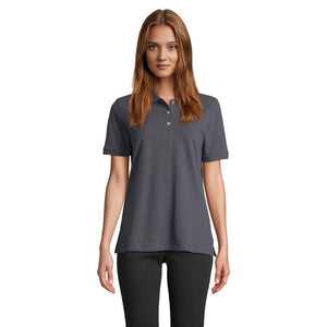 Polo Pacific  Donna grigio scuro / XS - personalizzabile con logo