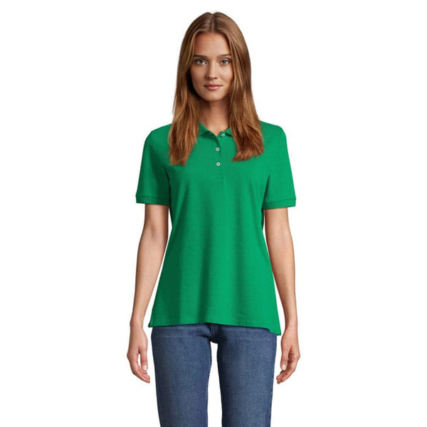 Polo Pacific  Donna verde / XS - personalizzabile con logo