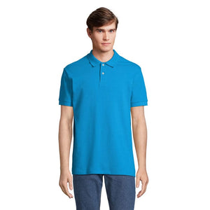 Polo Pacific  Uomo azzurro / S - personalizzabile con logo