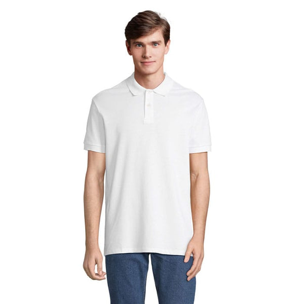 Polo Pacific  Uomo Bianco / S - personalizzabile con logo