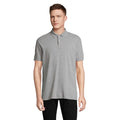 Polo Pacific  Uomo grigio / S - personalizzabile con logo
