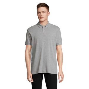 Polo Pacific  Uomo grigio / S - personalizzabile con logo