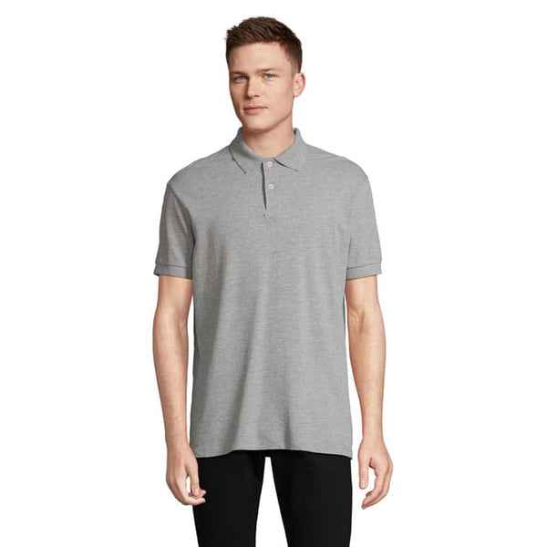 Polo Pacific  Uomo grigio / S - personalizzabile con logo
