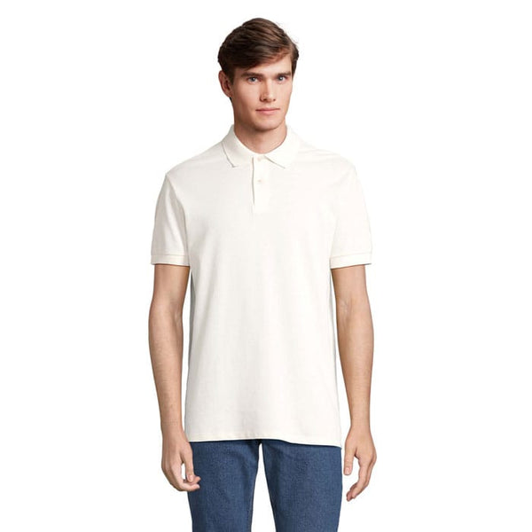 Polo Pacific  Uomo natural / S - personalizzabile con logo