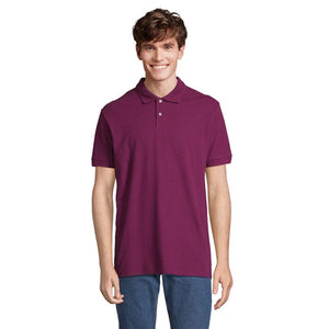 Polo Pacific  Uomo viola / S - personalizzabile con logo