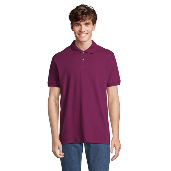 Polo Pacific  Uomo viola / S - personalizzabile con logo