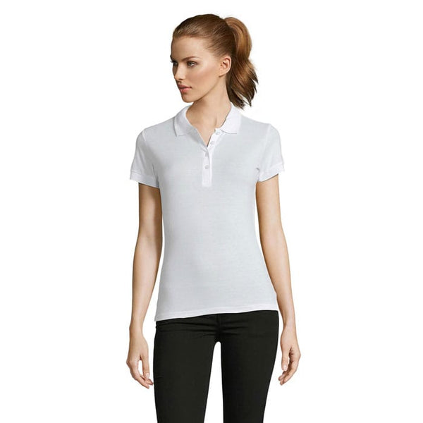 Polo Paion Donna  170G Bianco / S - personalizzabile con logo