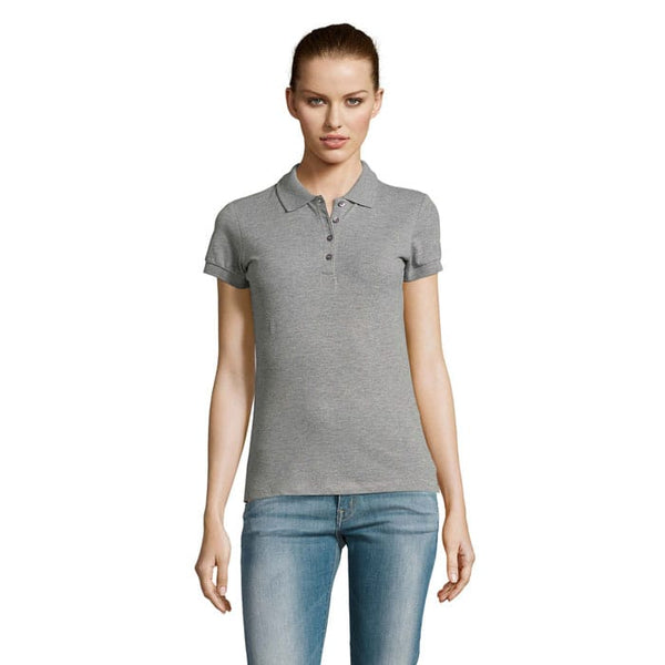 Polo Paion Donna  170G grigio / S - personalizzabile con logo