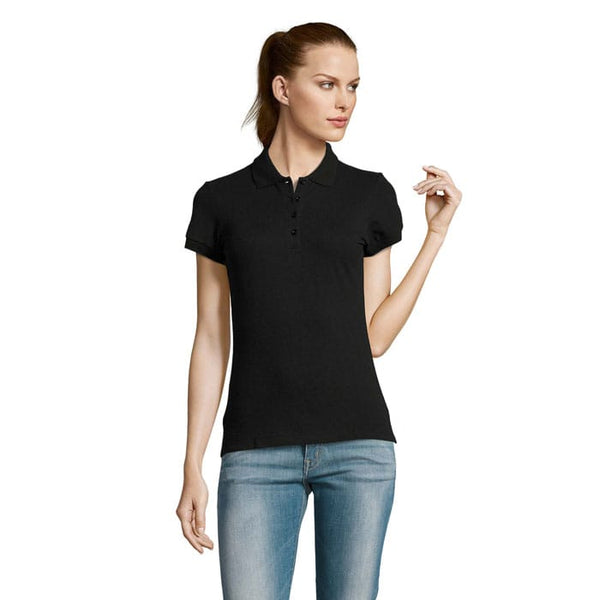 Polo Paion Donna  170G Nero / S - personalizzabile con logo