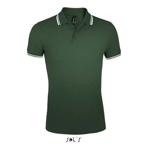 Polo Pasadena  Uomo 200 Forest Green/White / S - personalizzabile con logo