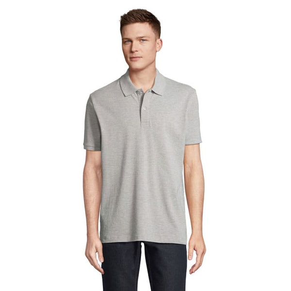 Polo  Pegase Organica 210G grigio / XXS - personalizzabile con logo