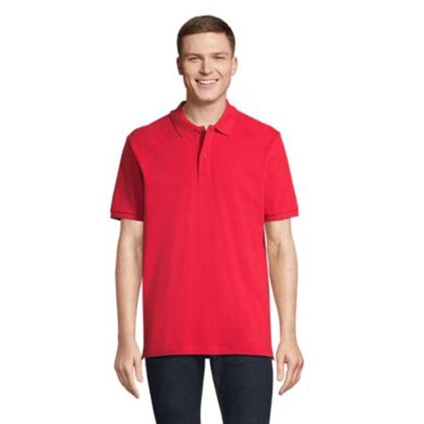Polo  Pegase Organica 210G rosso / XS - personalizzabile con logo