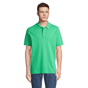 Polo  Pegase Organica 210G verde calce / XS - personalizzabile con logo