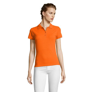 Polo People Donna  210G Arancione / S - personalizzabile con logo