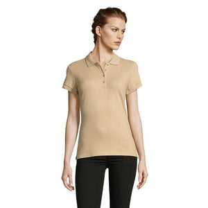 Polo People Donna  210G natural / S - personalizzabile con logo