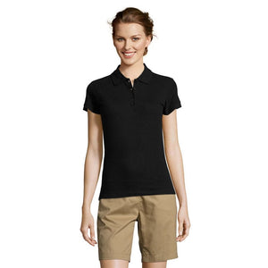 Polo People Donna  210G Nero / S - personalizzabile con logo