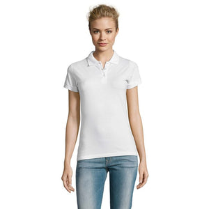 Polo  Perfect Donna 180 Bianco / S - personalizzabile con logo