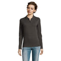 Polo Perfect  Lsl Donna 180 Antracite Melange / S - personalizzabile con logo
