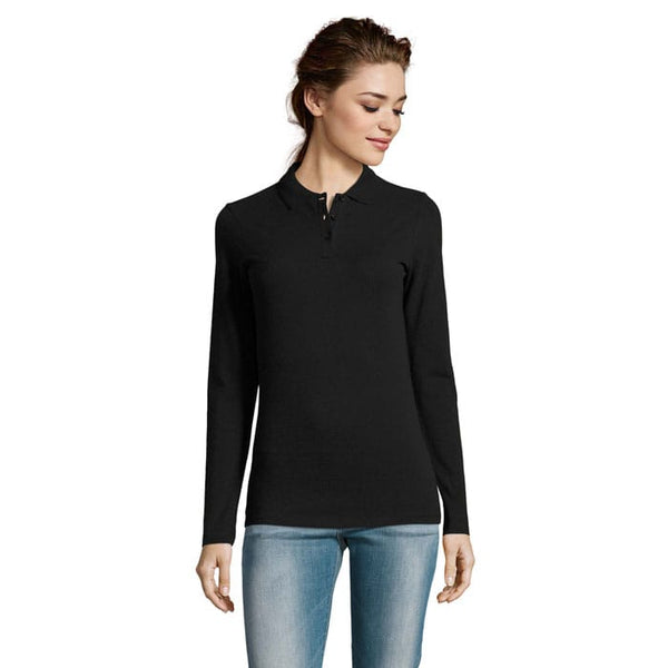 Polo Perfect  Lsl Donna 180 Nero / S - personalizzabile con logo