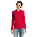 Polo Perfect  Lsl Donna 180 Rosso / S - personalizzabile con logo