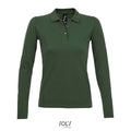 Polo Perfect  Lsl Donna 180 verde / S - personalizzabile con logo