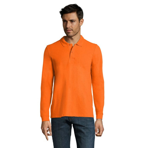 Polo Perfect  Lsl Uomo 180 Arancione / S - personalizzabile con logo