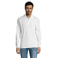 Polo Perfect  Lsl Uomo 180 Bianco / S - personalizzabile con logo