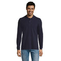Polo Perfect  Lsl Uomo 180 blu navy / S - personalizzabile con logo