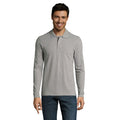 Polo Perfect  Lsl Uomo 180 grigio / S - personalizzabile con logo