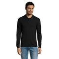 Polo Perfect  Lsl Uomo 180 Nero / S - personalizzabile con logo