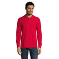 Polo Perfect  Lsl Uomo 180 Rosso / S - personalizzabile con logo