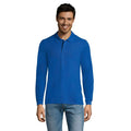 Polo Perfect  Lsl Uomo 180 royal / S - personalizzabile con logo