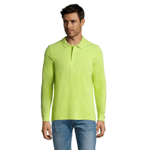 Polo Perfect  Lsl Uomo 180 verde calce / S - personalizzabile con logo