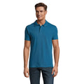 Polo  Perfect Men 180G blu / S - personalizzabile con logo