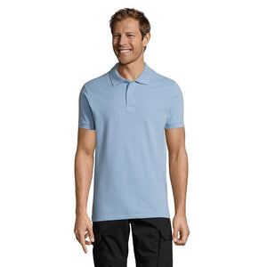 Polo  Perfect Men 180G Cielo / S - personalizzabile con logo