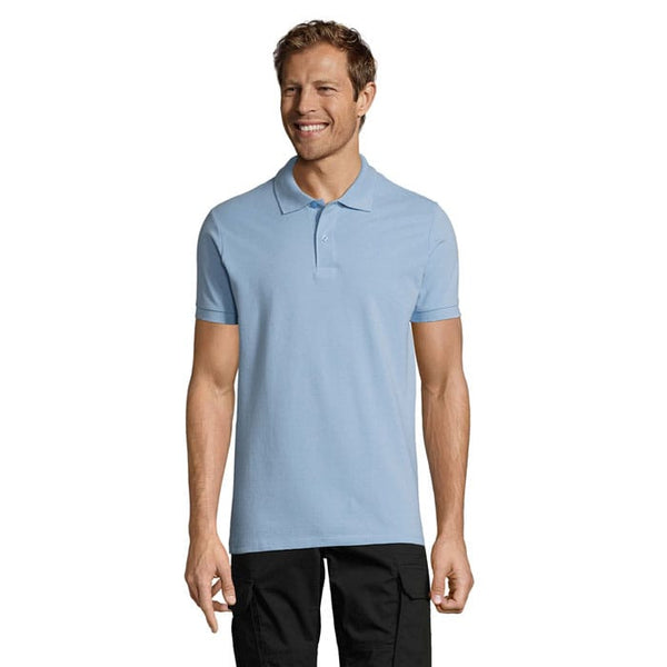 Polo  Perfect Men 180G Cielo / S - personalizzabile con logo