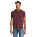 Polo  Perfect Men 180G Heather Oxblood / S - personalizzabile con logo