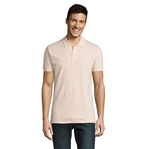 Polo  Perfect Men 180G rosa / S - personalizzabile con logo