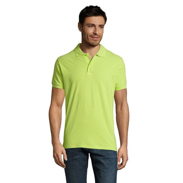 Polo  Perfect Men 180G verde calce / S - personalizzabile con logo