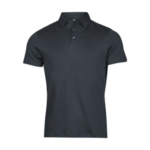 Polo Pima Cotton grigio / S - personalizzabile con logo