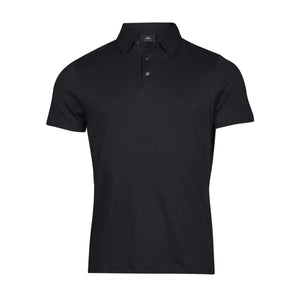 Polo Pima Cotton nero / S - personalizzabile con logo